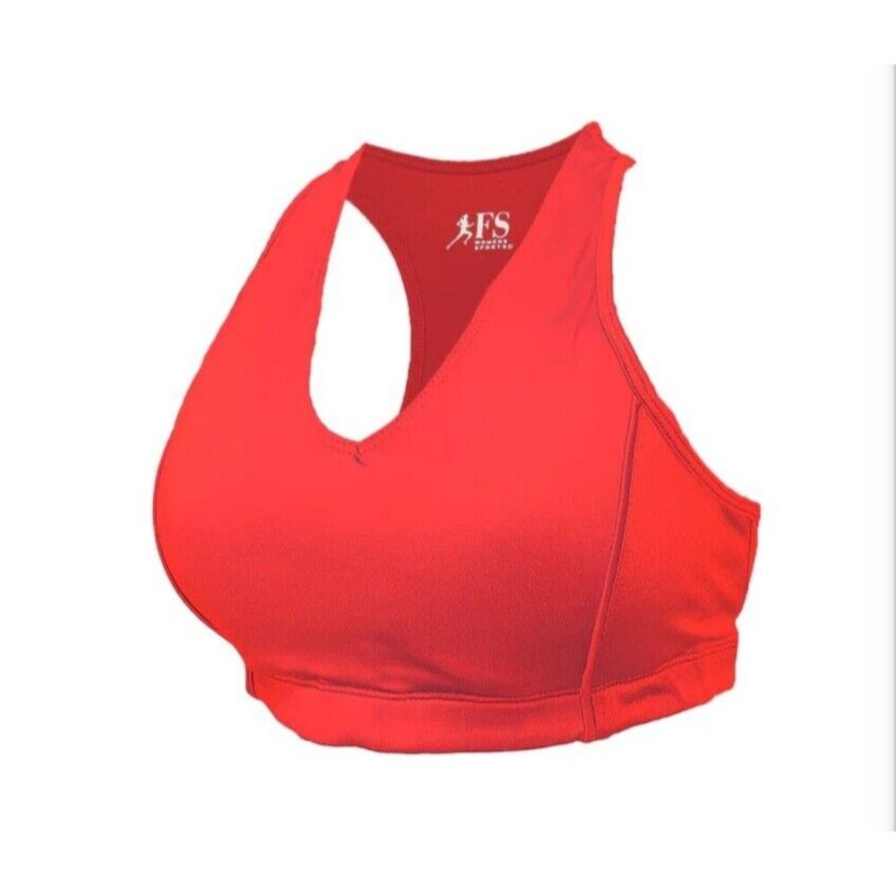 Frank Shorter Sport Bra Women's Running Gear Size S/M Color Pink/Coral